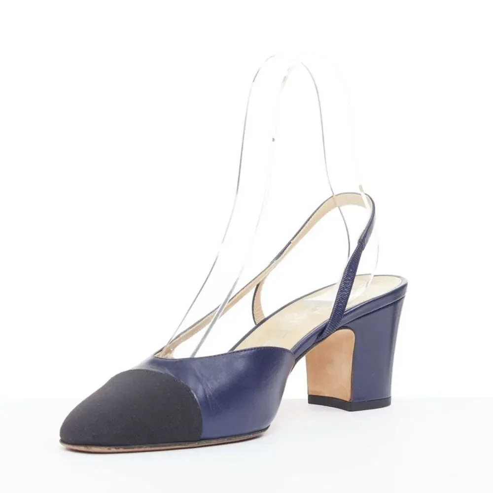 CHANEL navy blue